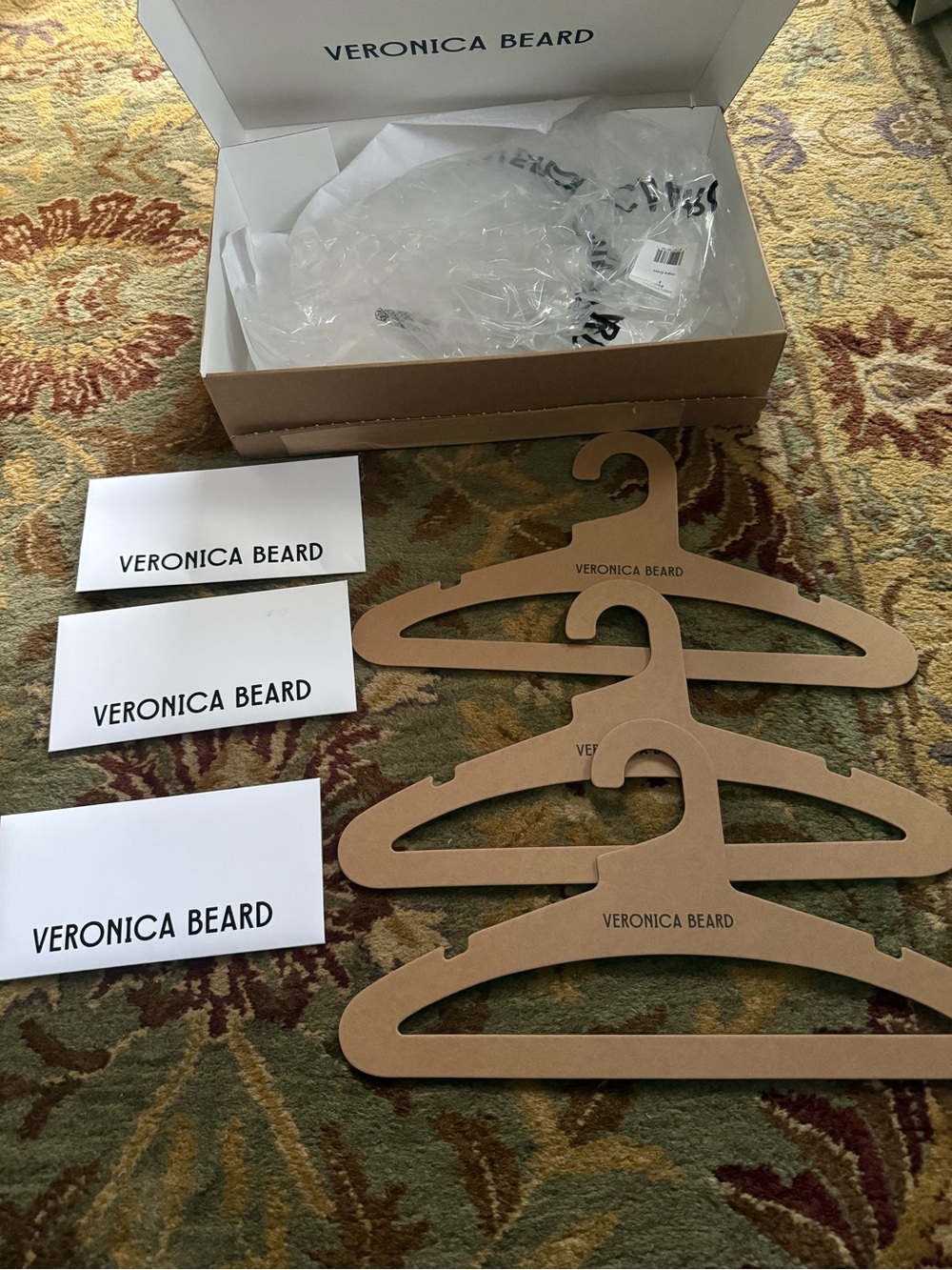 Veronica Beard Tan Wall Decor Hooks 
Total 3 hangers